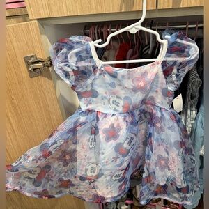 Disney Minnie Mouse Dress with Puff Sleeves